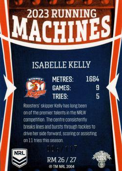 2024 NRL Traders Titanium - Running Machines #RM26 Isabelle Kelly Back